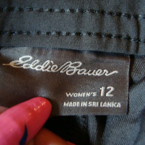 Eddie Bauer Adventurer Skort Skirt Athletic Tennis Golf Gray sz 12 - Picture 10 of 11